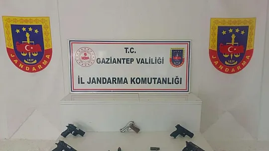 Gaziantep'te ruhsatız silah operasyonu: 8 gözaltı