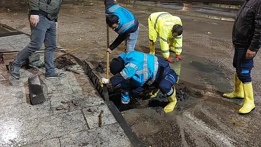 Gaziantep'te yoğun yağışın sebep olduğu olumsuzluklar giderildi
