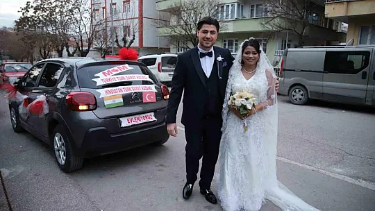 Hindistan'dan Gaziantep'e uzanan aşk hikayesi