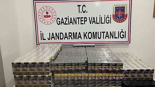 Jandarmadan 660 bin TL değerinde kaçak sigara operasyonu: 20 şahıs yakalandı