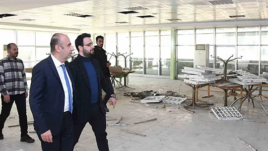 Kampüste tadilat çalışmaları sürüyor