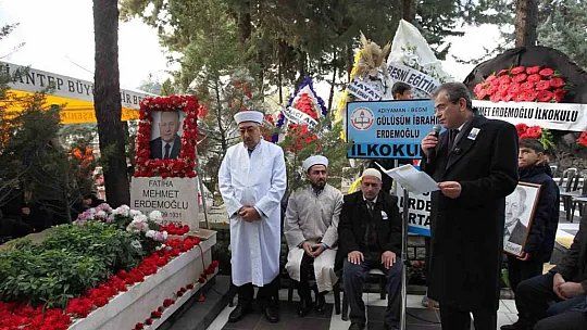 Mehmet Erdemoğlu ölümünün 17. yılında mezarı başında anıldı