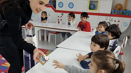 Öğrencilere trafik eğitimi verildi