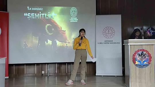 Okullarda şehitler anıldı