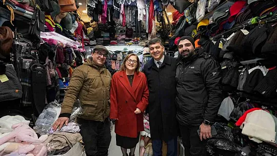 Şahin ile Fadıloğlu, esnaf ve işçilerle bir araya geldi