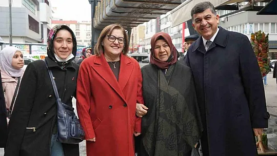 Şahin ile Fadıloğlu, esnaf ve işçilerle bir araya geldi
