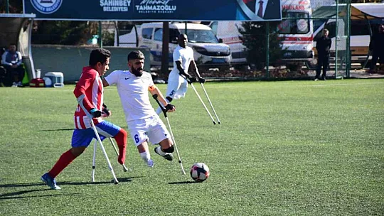 Şahinbey Ampute, Gebze Belediye Spor'u 4-0 mağlup etti