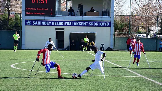 Şahinbey Ampute, Gebze Belediye Spor'u 4-0 mağlup etti