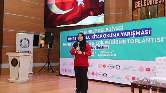 Şahinbey Belediyesi Umre'ye göndereceği öğrenciler bilgilendirdi