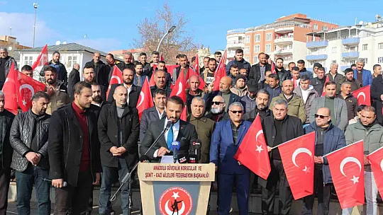 Siirt'te vatandaşlar terörü lanetledi