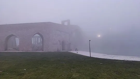 Silvan'da tarihi Malabadi Köprüsü sisle kaplandı