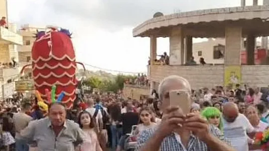 Suriye'de düzenlenen festivale yoğun ilgi