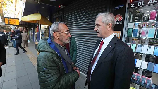 Tahmazoğlu esnafı ziyaret etti