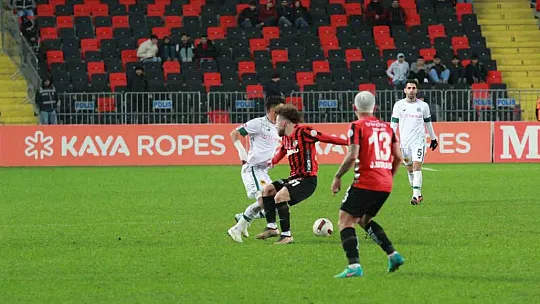 Trendyol Süper Lig: Gaziantep FK: 1 - Konyaspor: 1 (Maç sonucu)