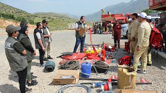 Siirt Orman Yangınlarıyla Mücadele Eğitimi Başladı