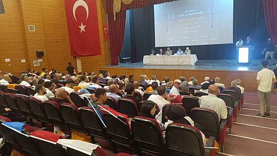 AK Parti Siirt İl Başkanlığı'nca Genişletilmiş İl Danışma Meclisi Toplantısı Düzenlendi