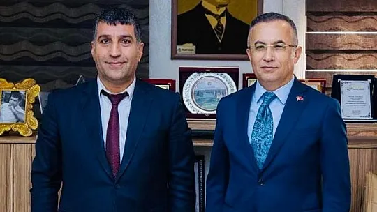 Vali Çeber, MÜZSAN Başkanı Onurlu ile bir araya geldi