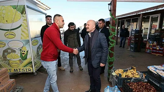 Vali Varol, konteyner esnafıyla bir araya geldi