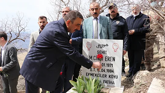 Ekmekçiler Köyündeki Şehitlerimiz Dualarla Anıldı
