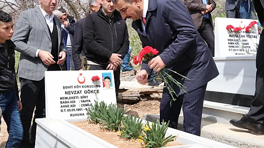 Ekmekçiler Köyündeki Şehitlerimiz Dualarla Anıldı