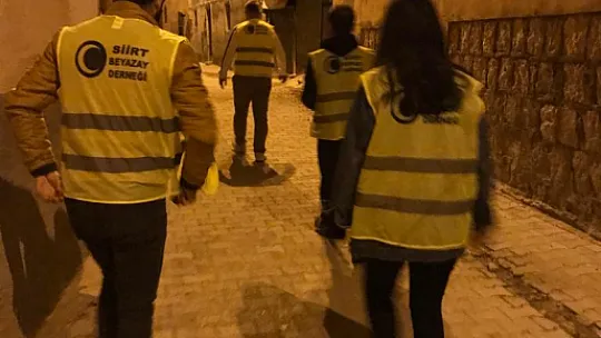 Siirt Beyazay Derneği'nden 500 Aileye Gıda Kolisi Desteği