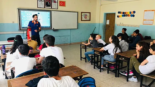 Siirt'te Afet Bilinci Temel Yangın Bilinci Eğitimi