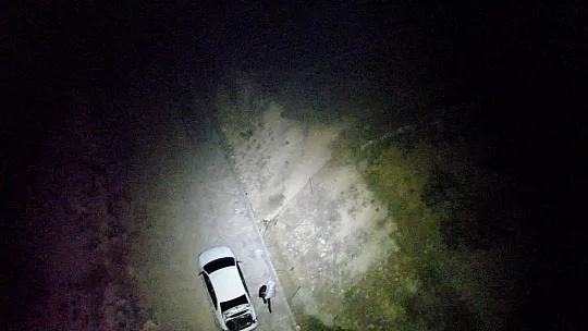 Siirt'te Fıstık Bahçeleri, Termal Drone ve İnsansız Hava Araçlarıyla Korunuyor