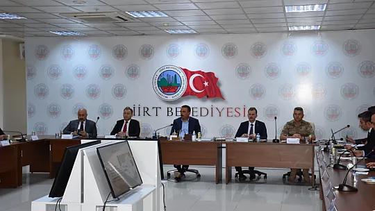Siirt'te Okul Güvenliği Toplantısı Gerçekleştirildi!