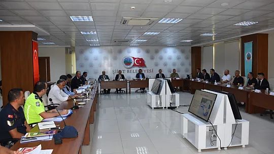 Siirt'te Okul Güvenliği Toplantısı Gerçekleştirildi!