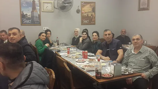 İstanbul'da Yaşayan Siirtliler İftarda Bir Araya Geldi