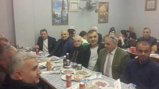 İstanbul'da Yaşayan Siirtliler İftarda Bir Araya Geldi