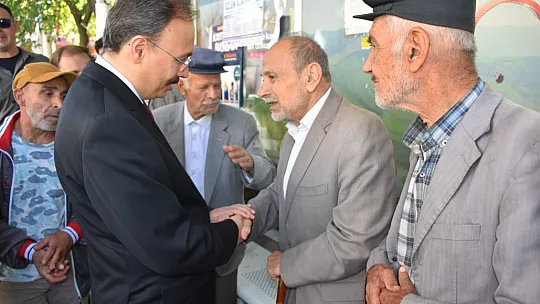 Vali/Belediye Başkan Vekili Dr. Kemal Kızılkaya, Esnaf ve Vatandaşları Ziyaret Etti