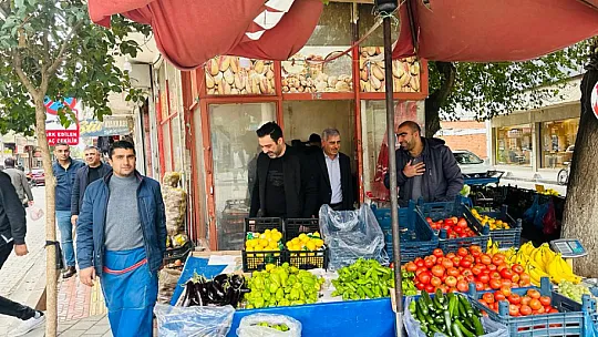 AK Parti Siirt İl Başkanı Ekrem Olğaç Esnaf ve Vatandaşları Ziyaret Etti