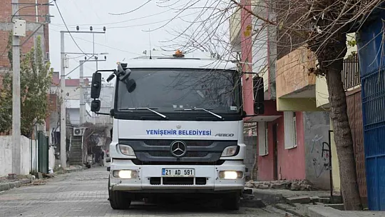 Yenişehir'de temizlik çalışmaları sürüyor