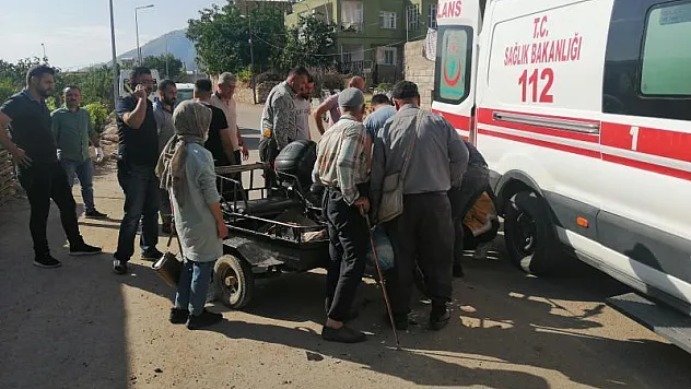 Siirt'in Eruh İlçesinde Motor ile Otomobil Kafa Kafaya Çarpıştı