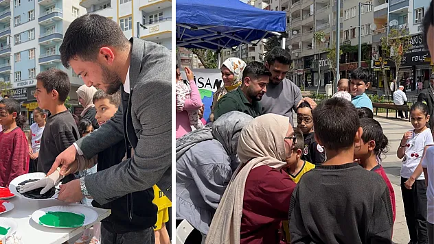 AK Parti Siirt Gençlik Kolları'ndan 23 Nisan'a Özel ''Umudu Boyuyoruz'' Etkinliği