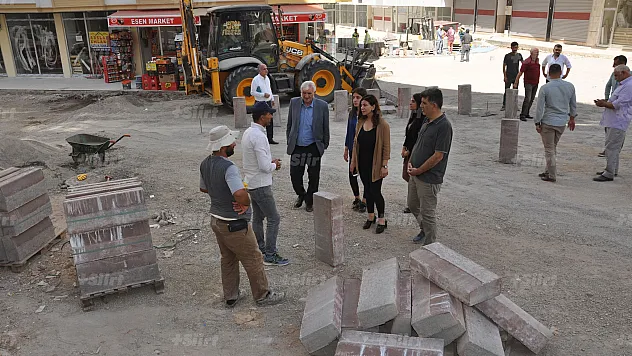 Eşbaşkanlar Kilit Parke Çalışmalarını İncelediler