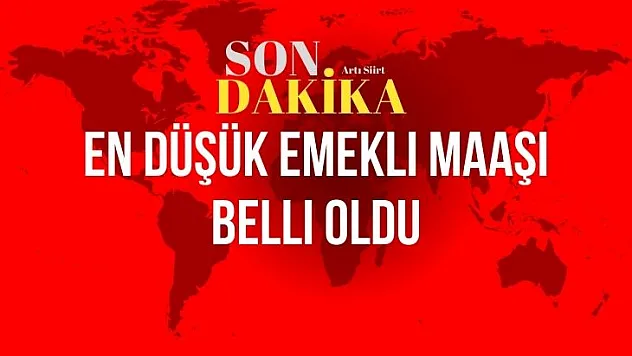 En düşük emekli maaşı belli oldu