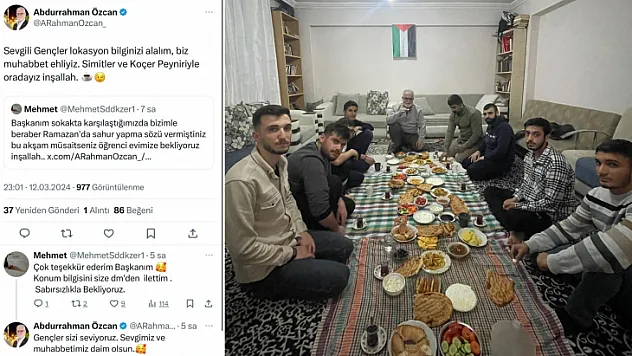 HÜDAPAR Siirt Belediye Başkan Adayı Özcan, Gençlerin Sahur Davetini Kırmadı, Gençlerle Sahurda Bir Araya Geldi!