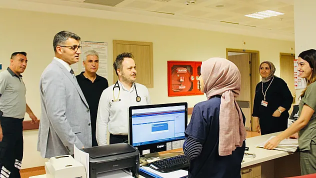 İl Sağlık Müdürü Hacıoğlu'ndan Siirt Eğitim ve Araştırma Hastanesi'ne Denetim Ziyareti