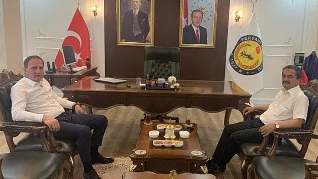 İl Sağlık Müdürü Ömür'den Pervari Belediye Başkanı Özcan'a Ziyaret