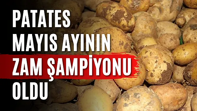 Mayıs Ayının Zam Şampiyonu Patates Oldu