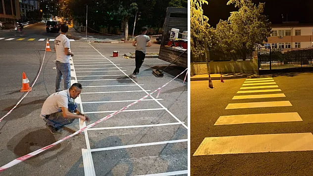 Siirt Belediyesi'nden Yaya ve Çocuk Güvenliği İçin Trafik Düzenleme Çalışmaları