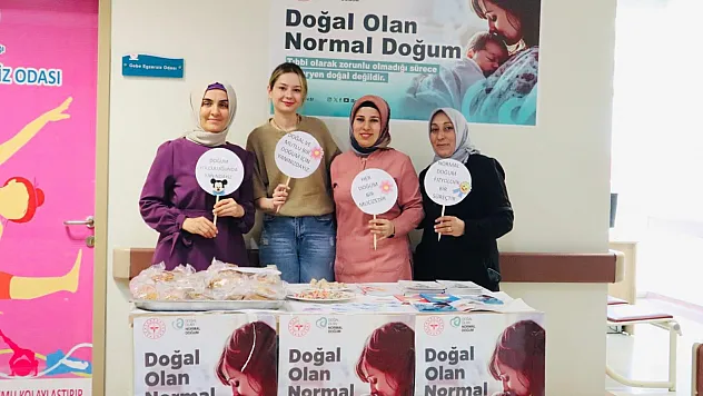 Siirt Eğitim ve Araştırma Hastanesi'nde Normal Doğum Farkındalık Etkinliği Düzenlendi
