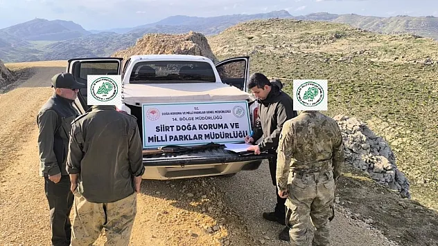 Siirt'te Kaçak Avcıya binlerce Lira Ceza