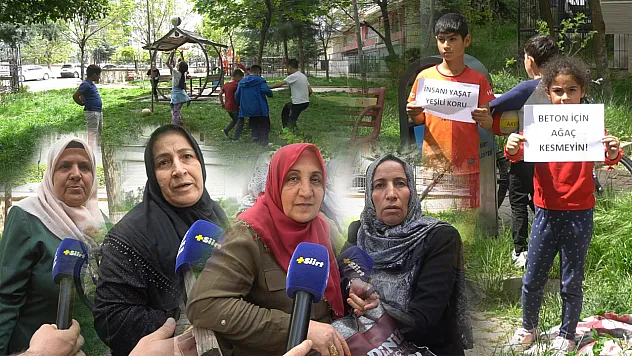 Siirt'te Kadınlar Yeşil Alan İçin Ses Yükseltti: ''Kuran Kursuna Karşı Değiliz, Nefesimizi Kesmeyin''