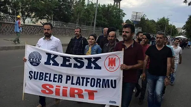 Siirt'te KESK Üyeleri 'Geçinemiyoruz' Mitingi İçin Ankara'ya Hareket Etti