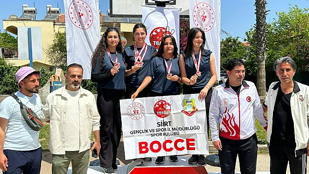 Siirtli Bocce Sporcularından Antalya'da Büyük Başarı