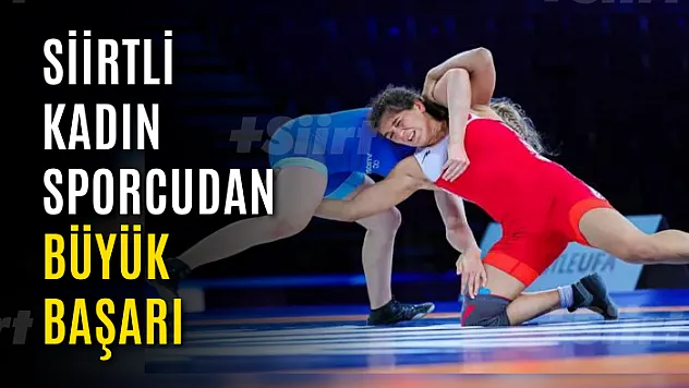 Siirtli Kadın Sporcudan Büyük Başarı