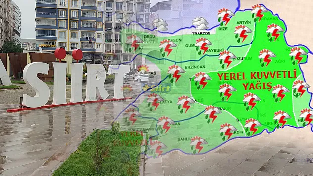 Siirtliler Dikkat! Güneşe Aldanmayın... Siirt ve Çevresi İçin Kuvvetli Yağış Uyarısı: Vatandaşlar Dikkatli Olmalı